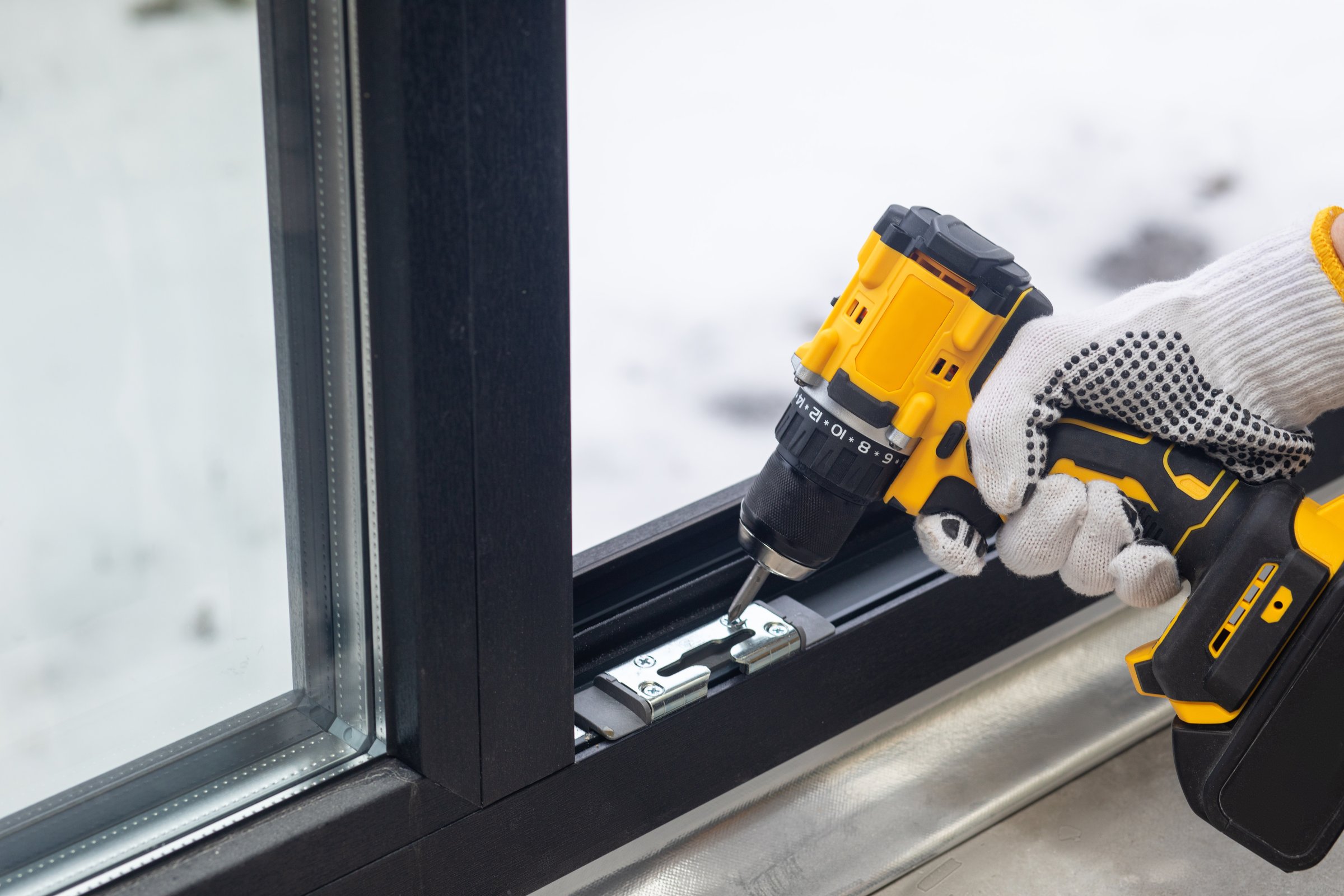 Window hardware installation