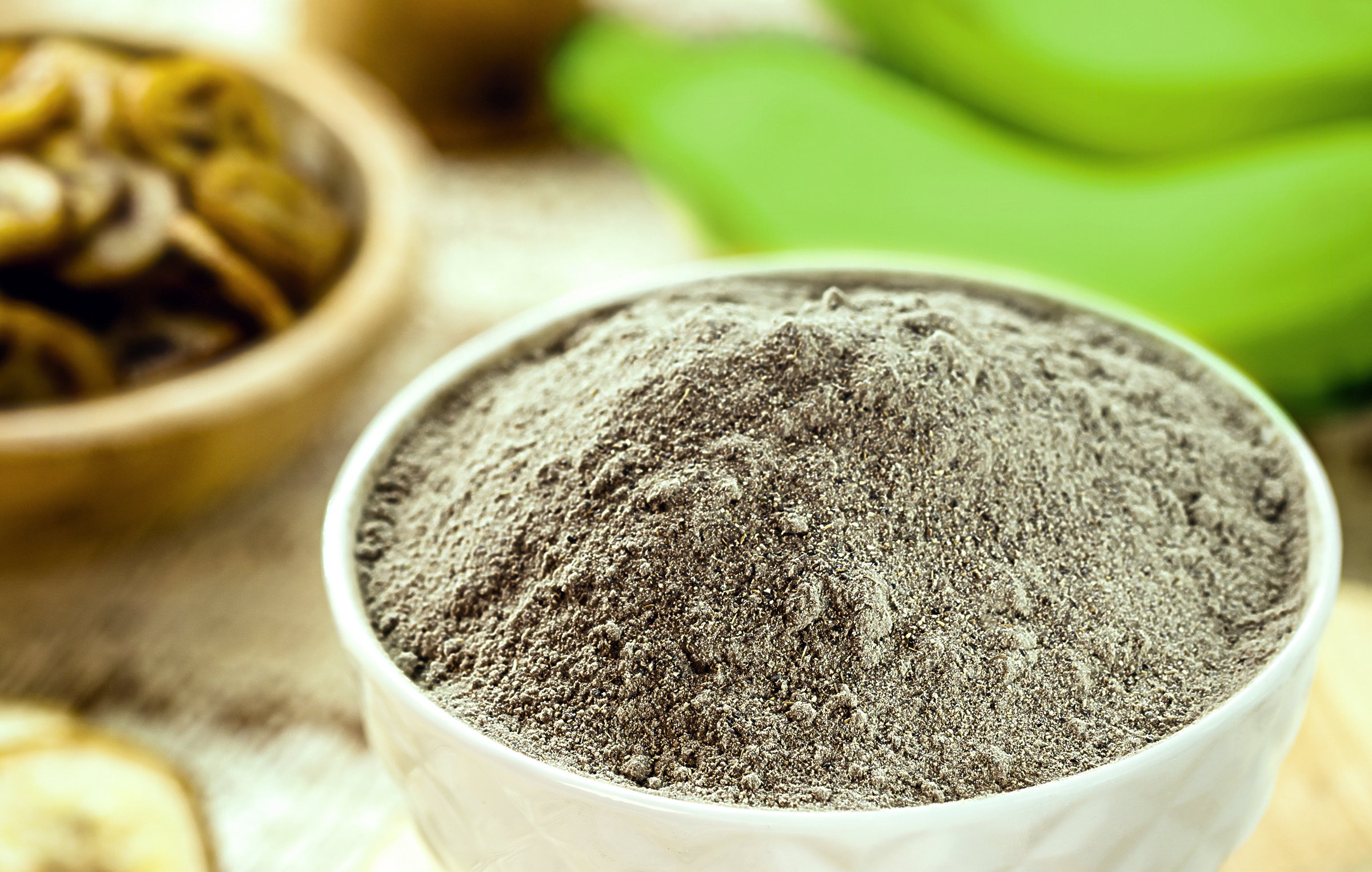 homemade green banana flour