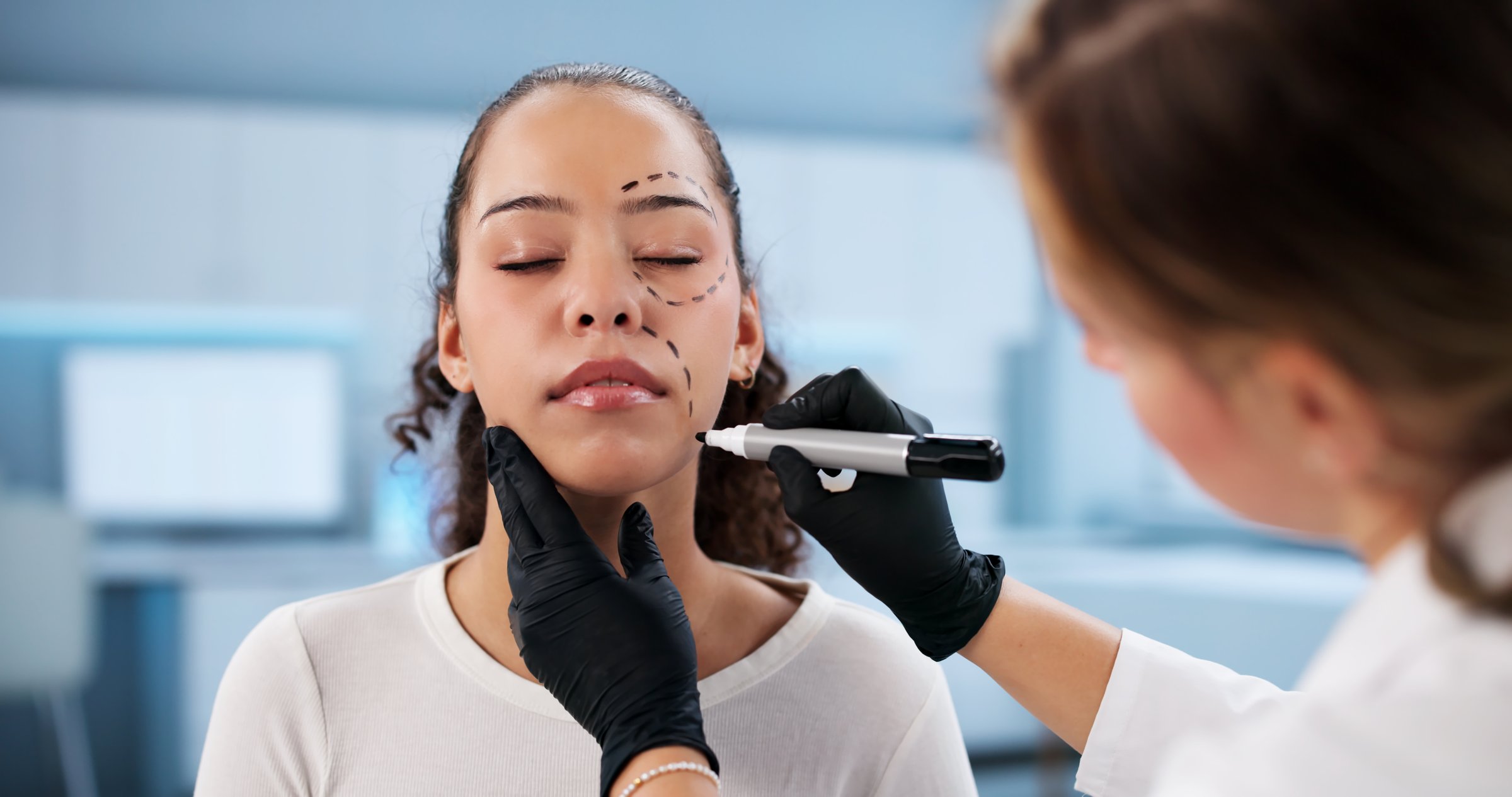 Facial aesthetics cosmetic procedure