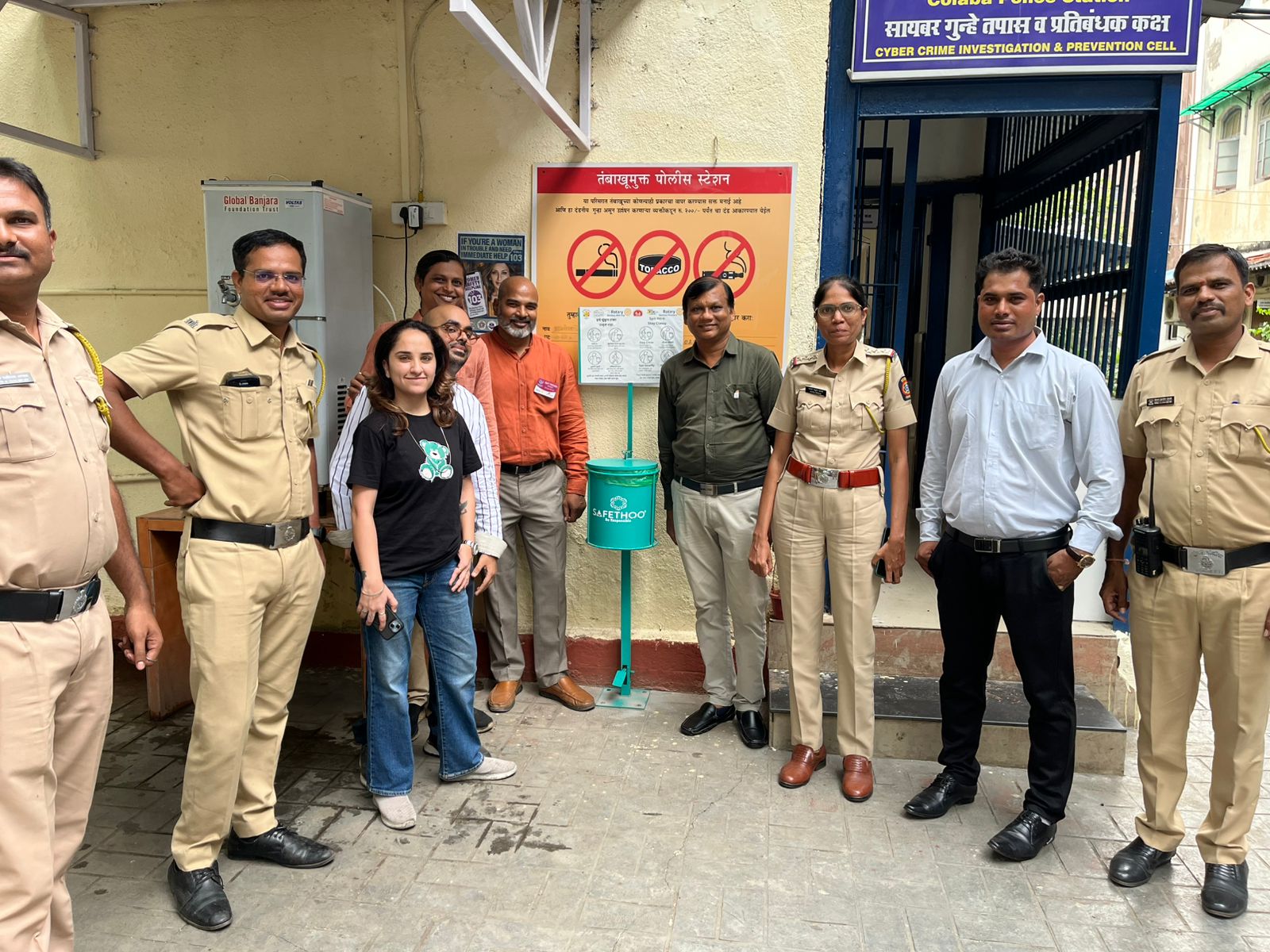SafeThoo installation at police station