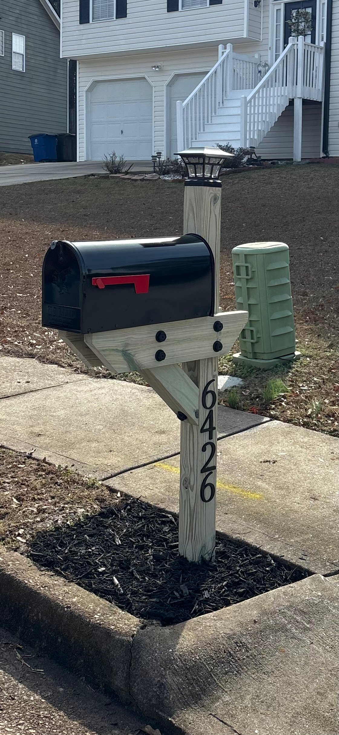 Premium handcrafted mailbox installation by Damascus Solutions