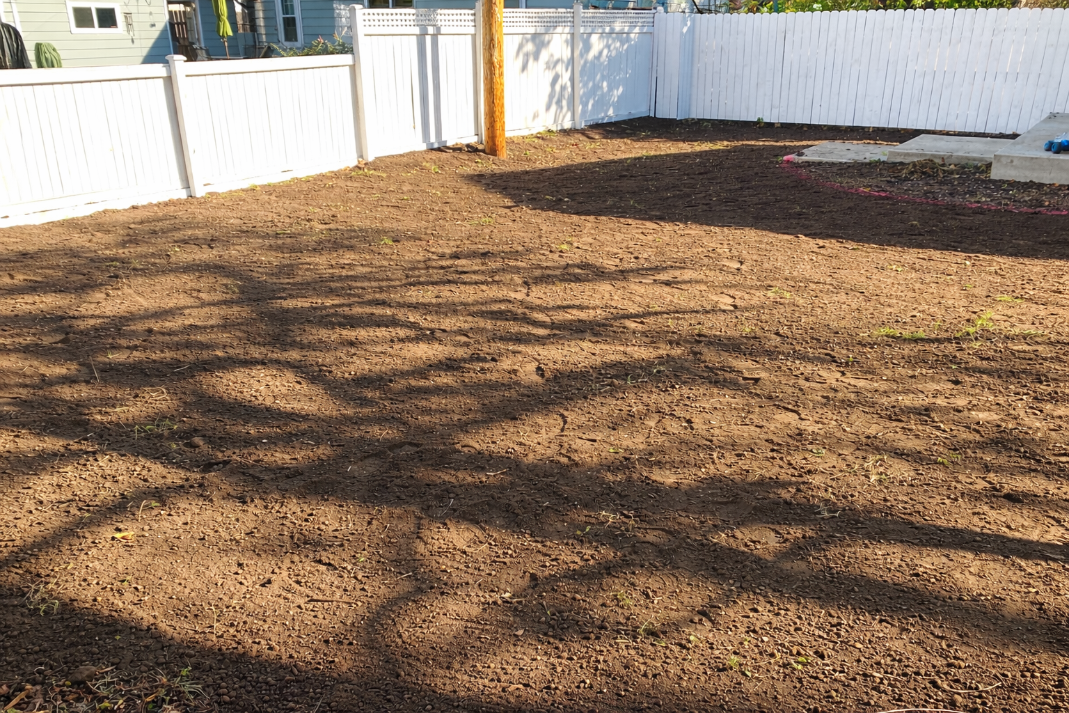 Dirt work and grading project