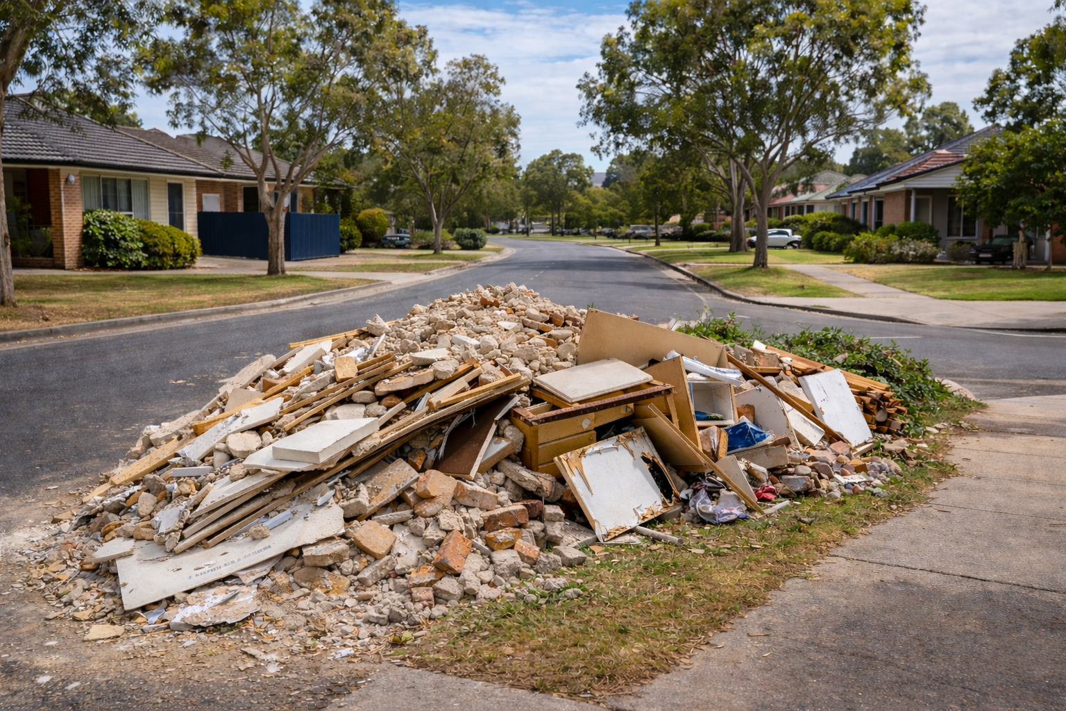 building site waste removal geelong