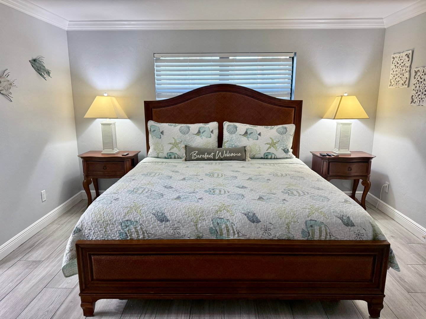 Master bedroom at Salt Life Villa