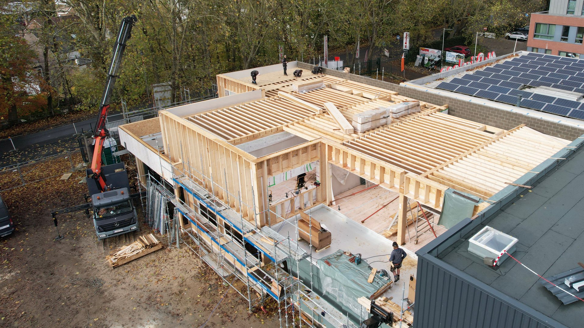 ELICO SC construction site aerial view