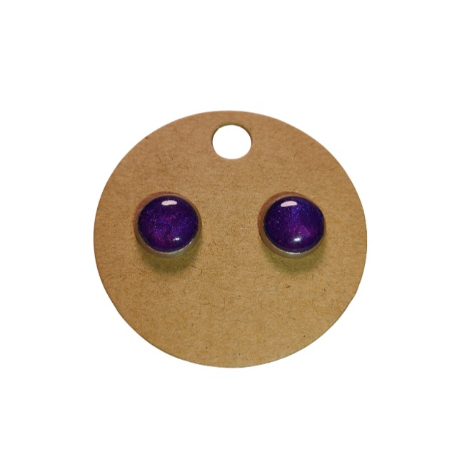 Kolczyki z żywicy epoksydowej