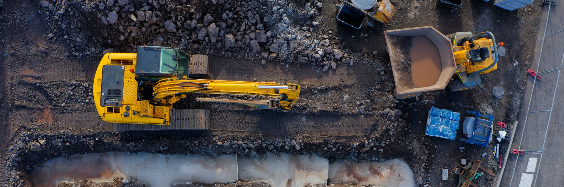 Construction building site