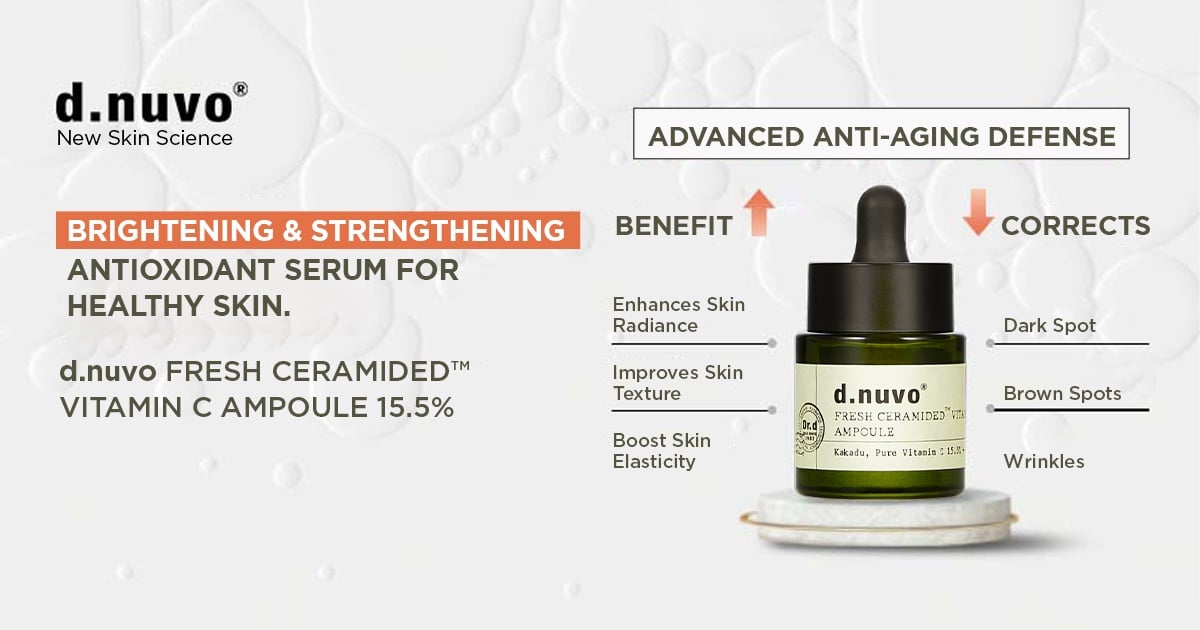 d.nuvo Fresh Ceramided Vitamin C Ampoule for Anti-Aging