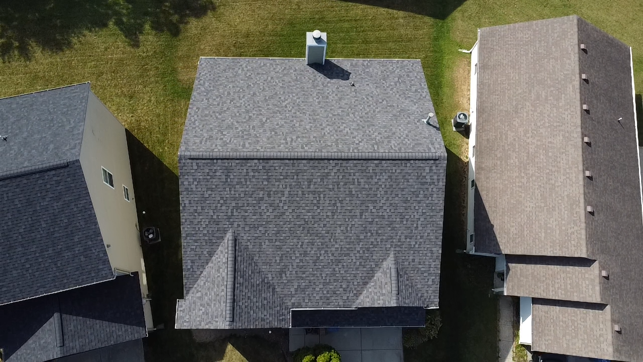 Roofing renovation project
