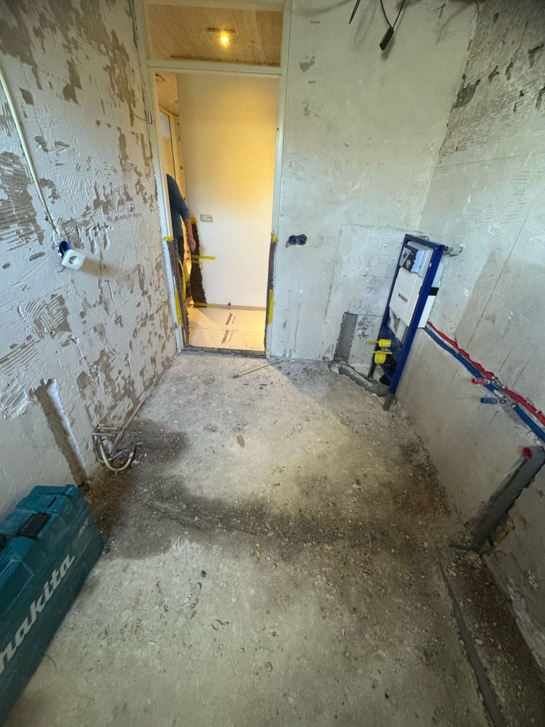 Tegelwerk badkamer renovatie in Oss