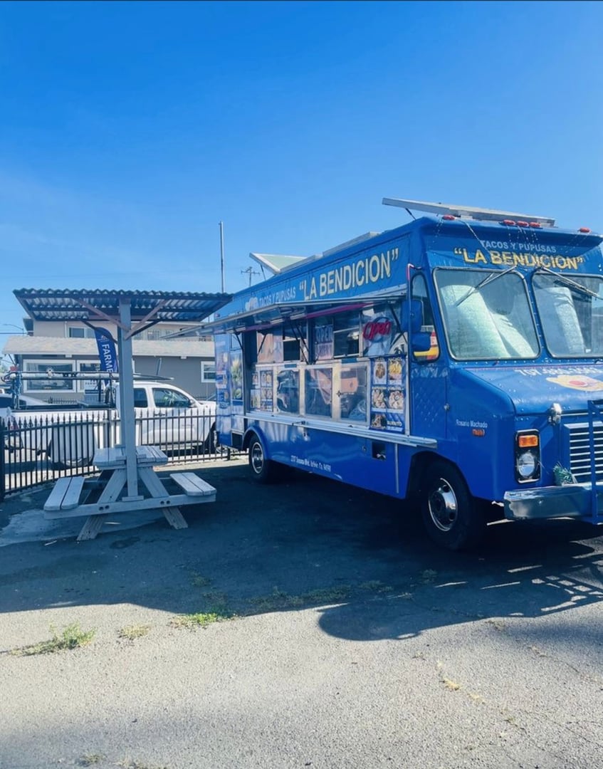 LA BENDICION food truck serving traditional Hispanic cuisine