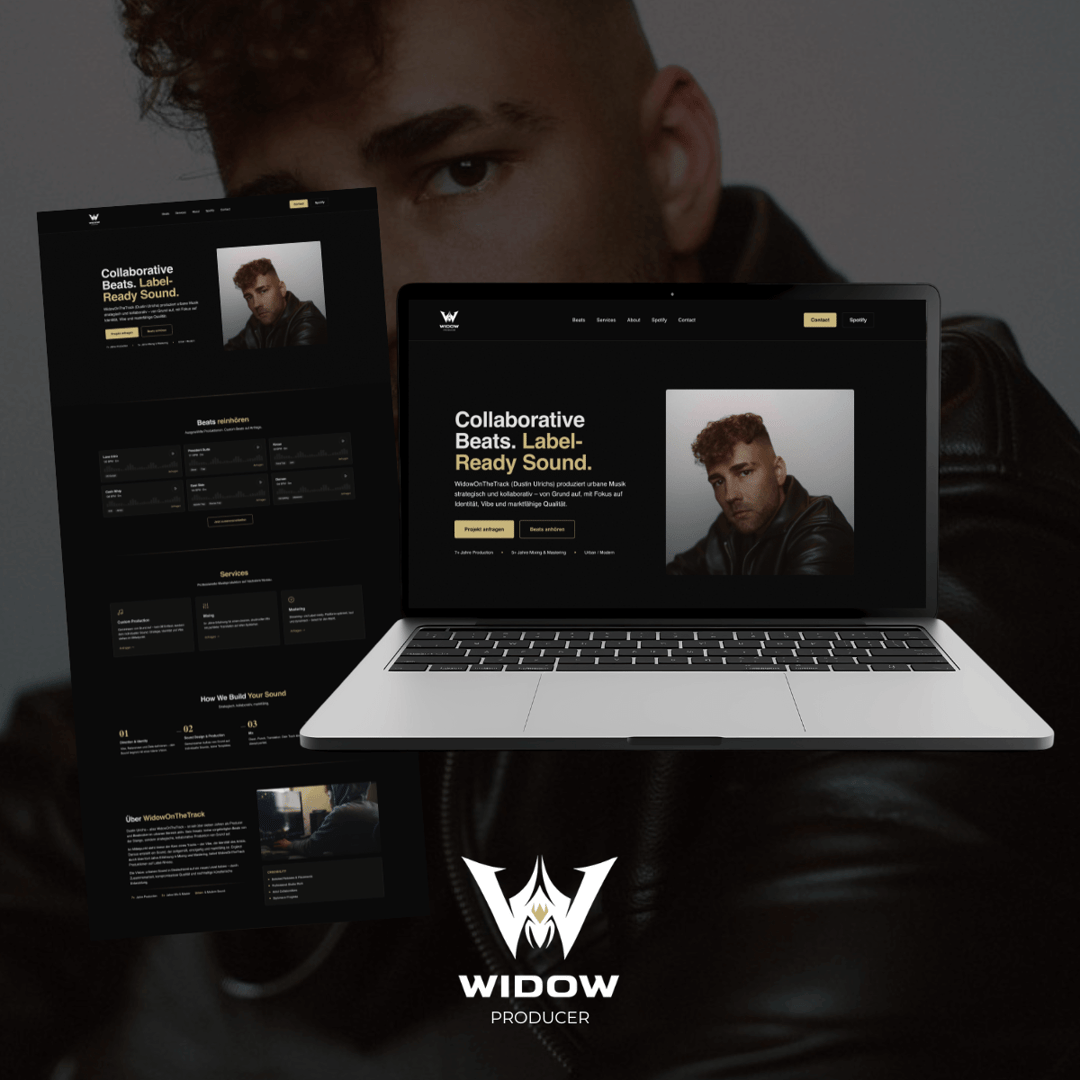 Landing Page Producer WidowOnTheTrack