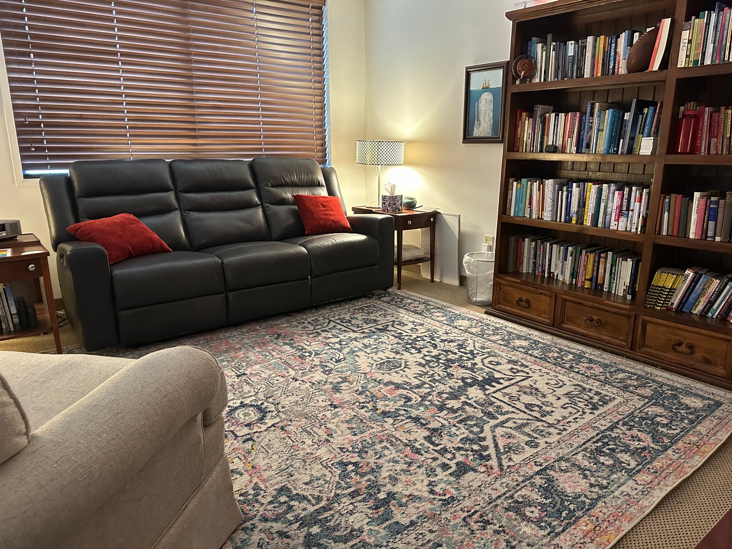 Campbell Counseling therapy office interior