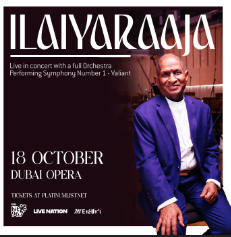 Performance image for Ilaiyaraaja in Dubai Opera
