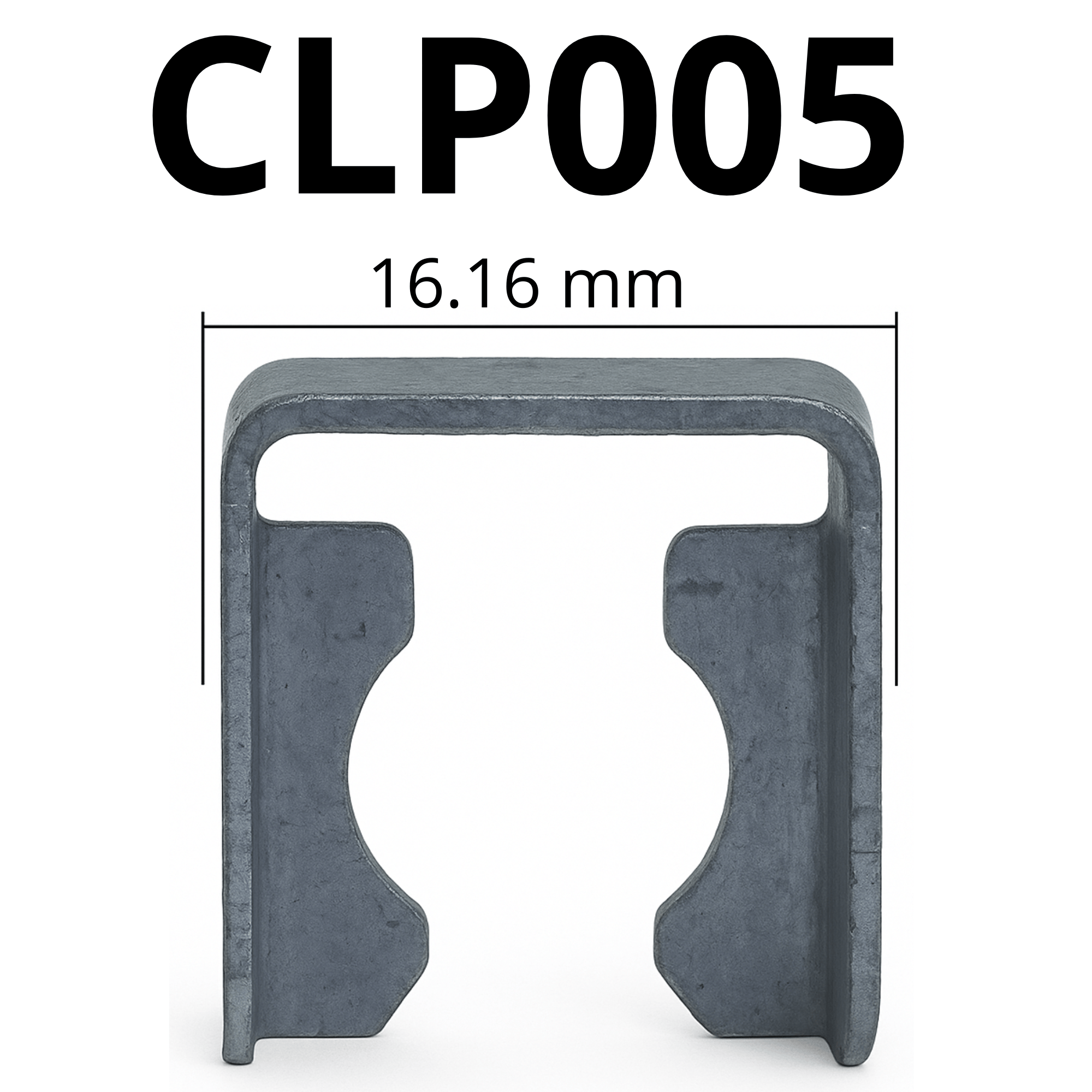 Clip metálico sujeción inyector Bosch