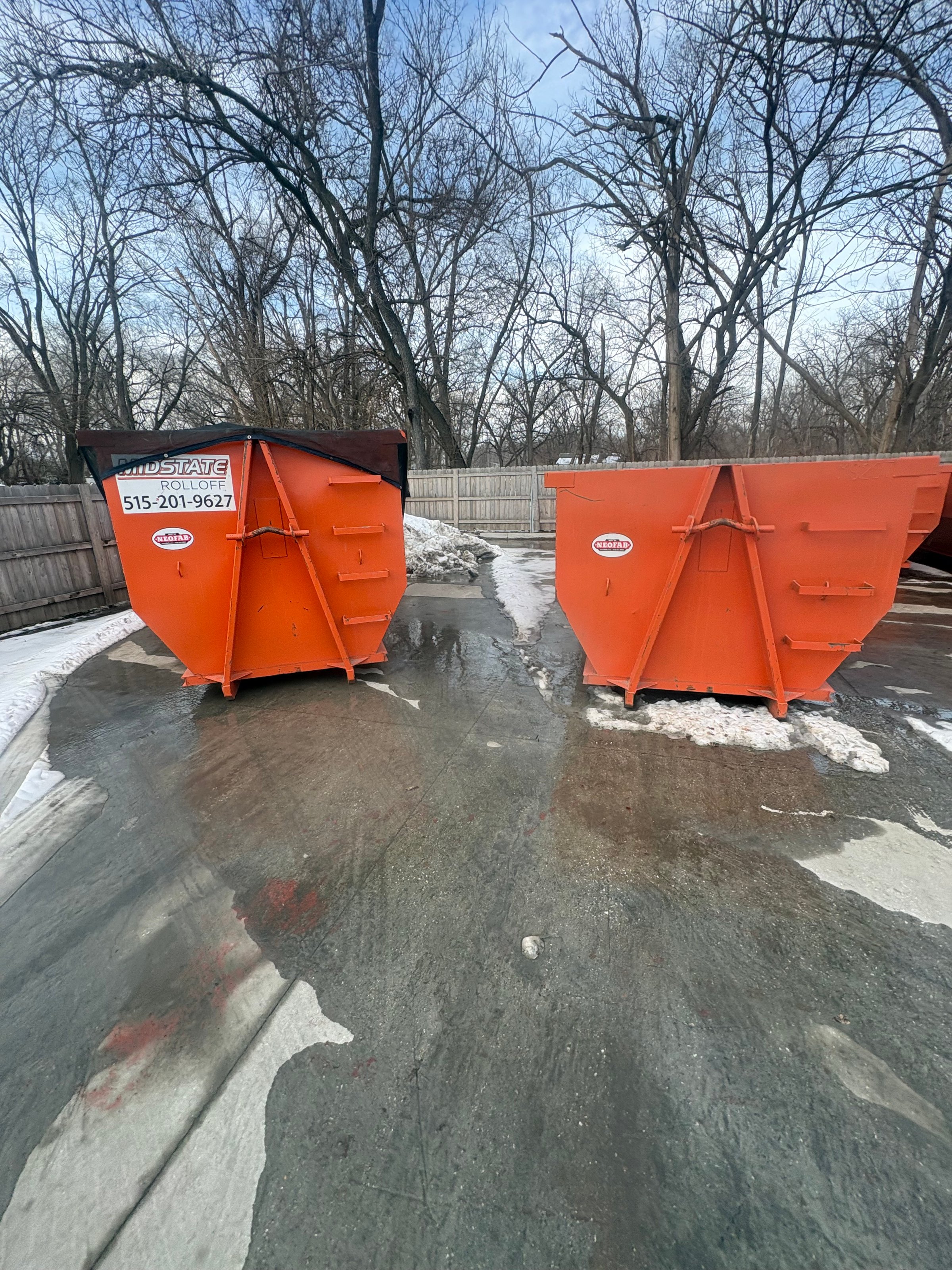 MidState Rolloff 15-yard dumpster