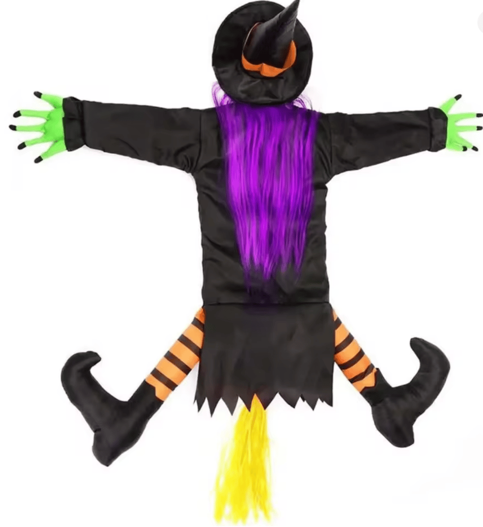 Outdoor Witch Tree Decoration - View 2