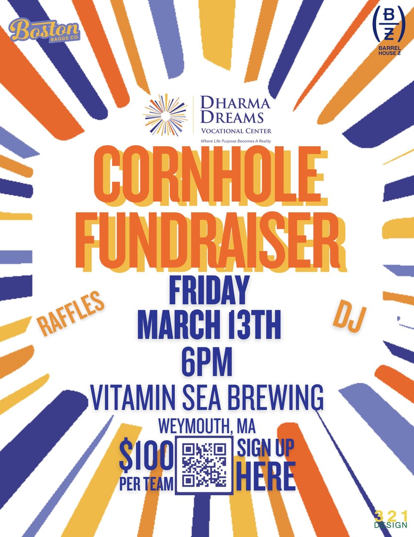 Dharma Dreams Fundraiser Flyer