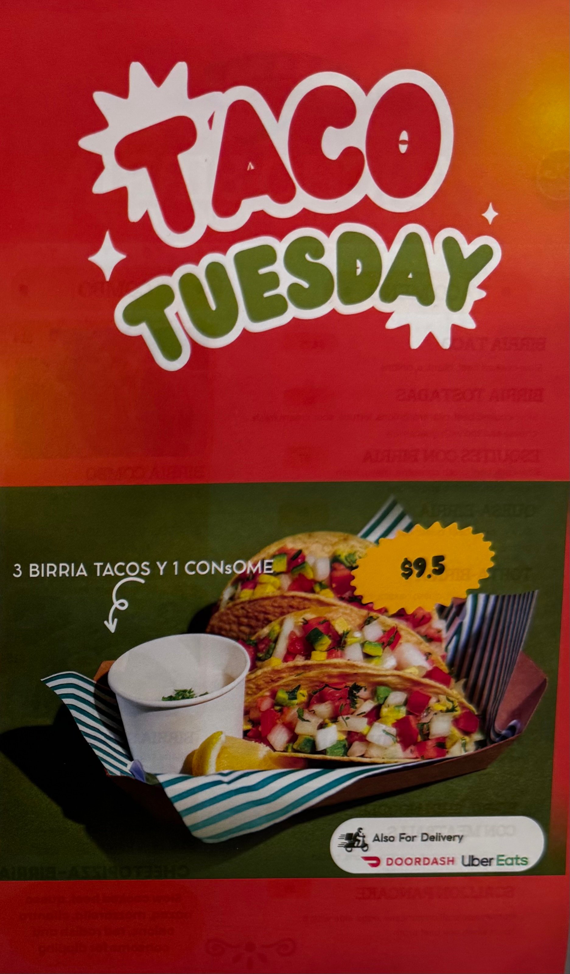 Taco Tuesday Deal