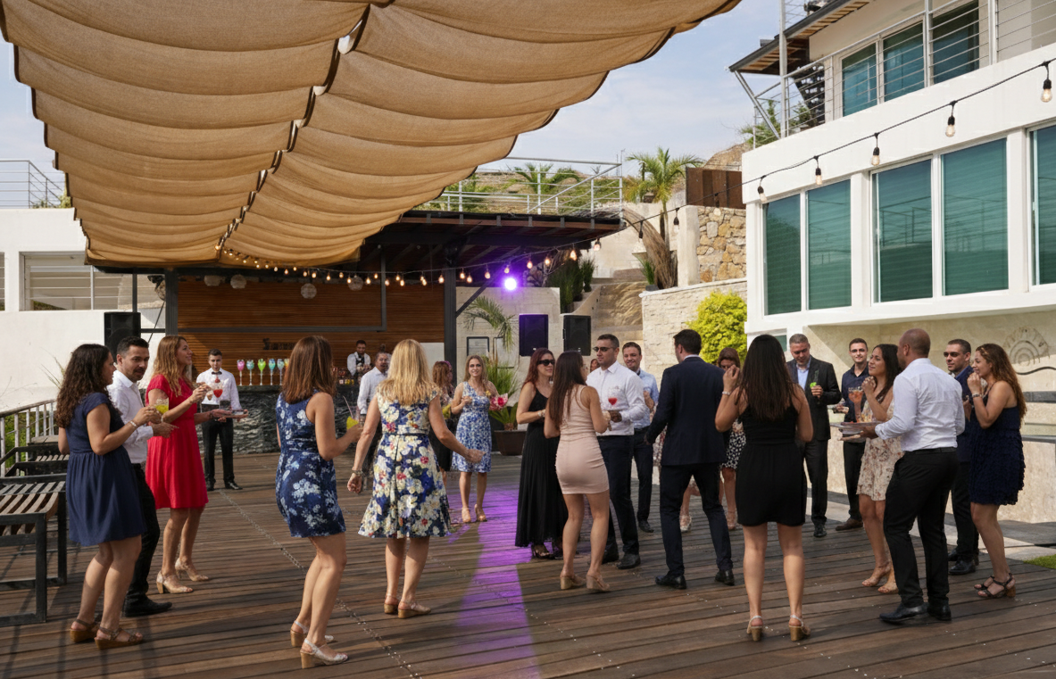 Celebración nocturna en Samabaj