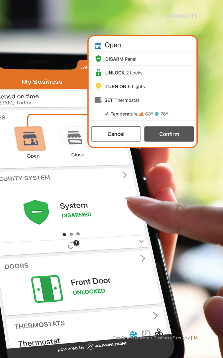 Commercial Security System Dashboard