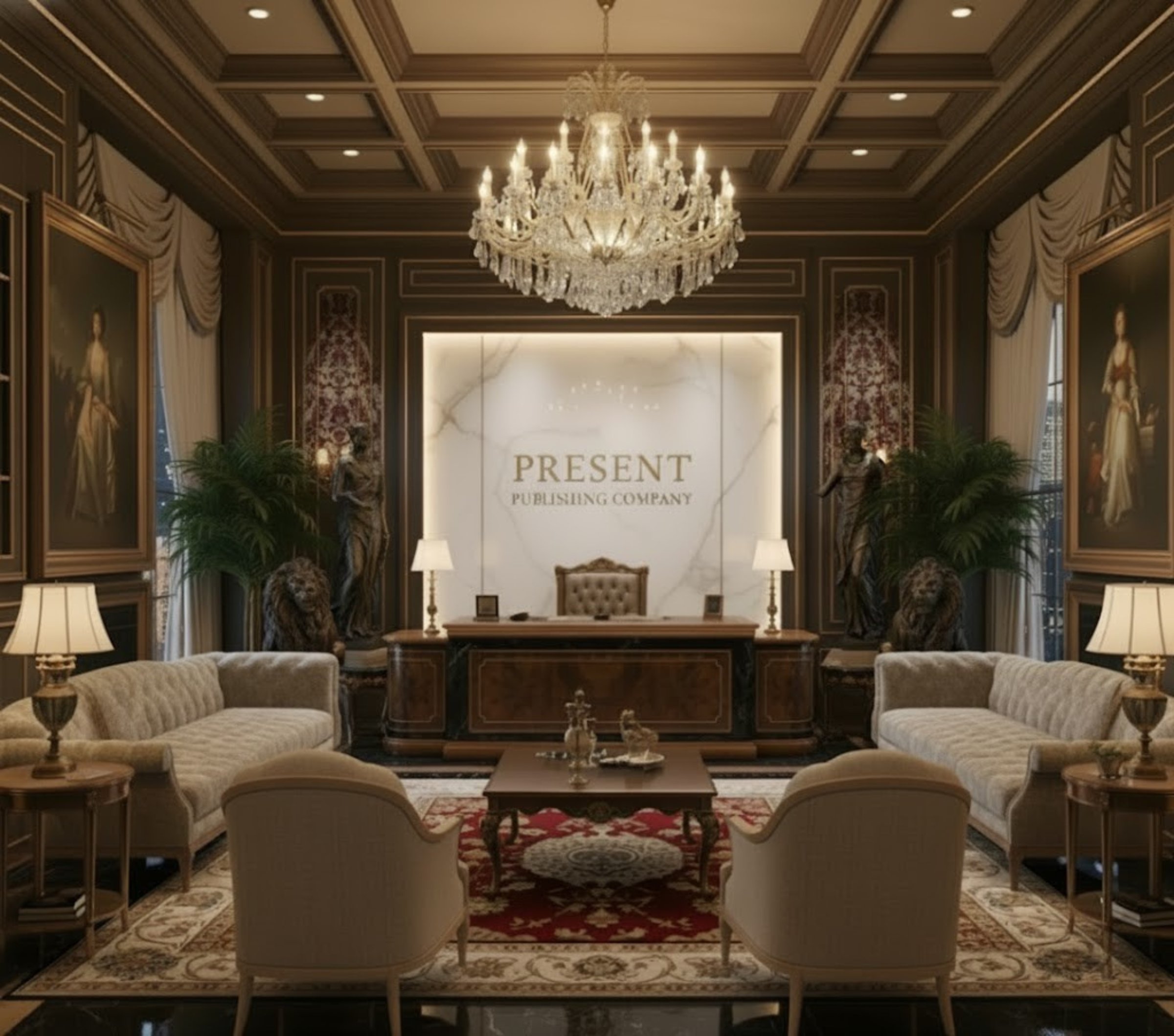 Present branding background