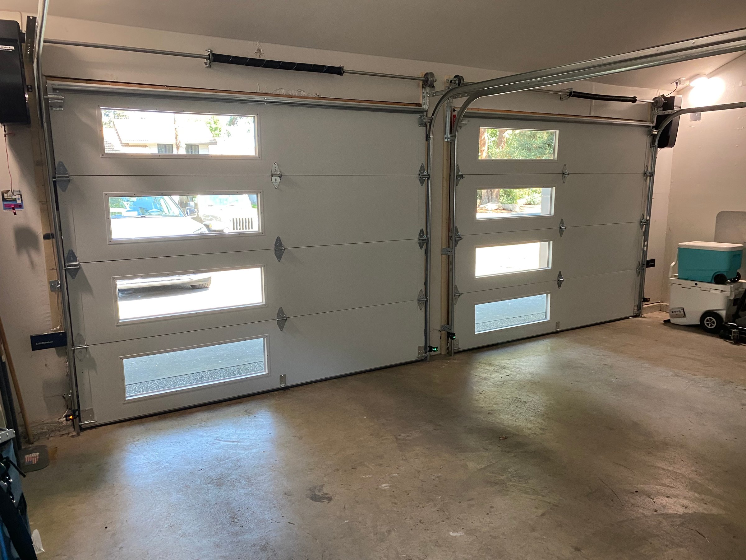 Commercial garage door project