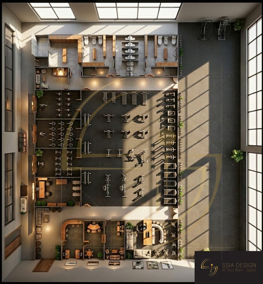 Gym Modern LB206 View