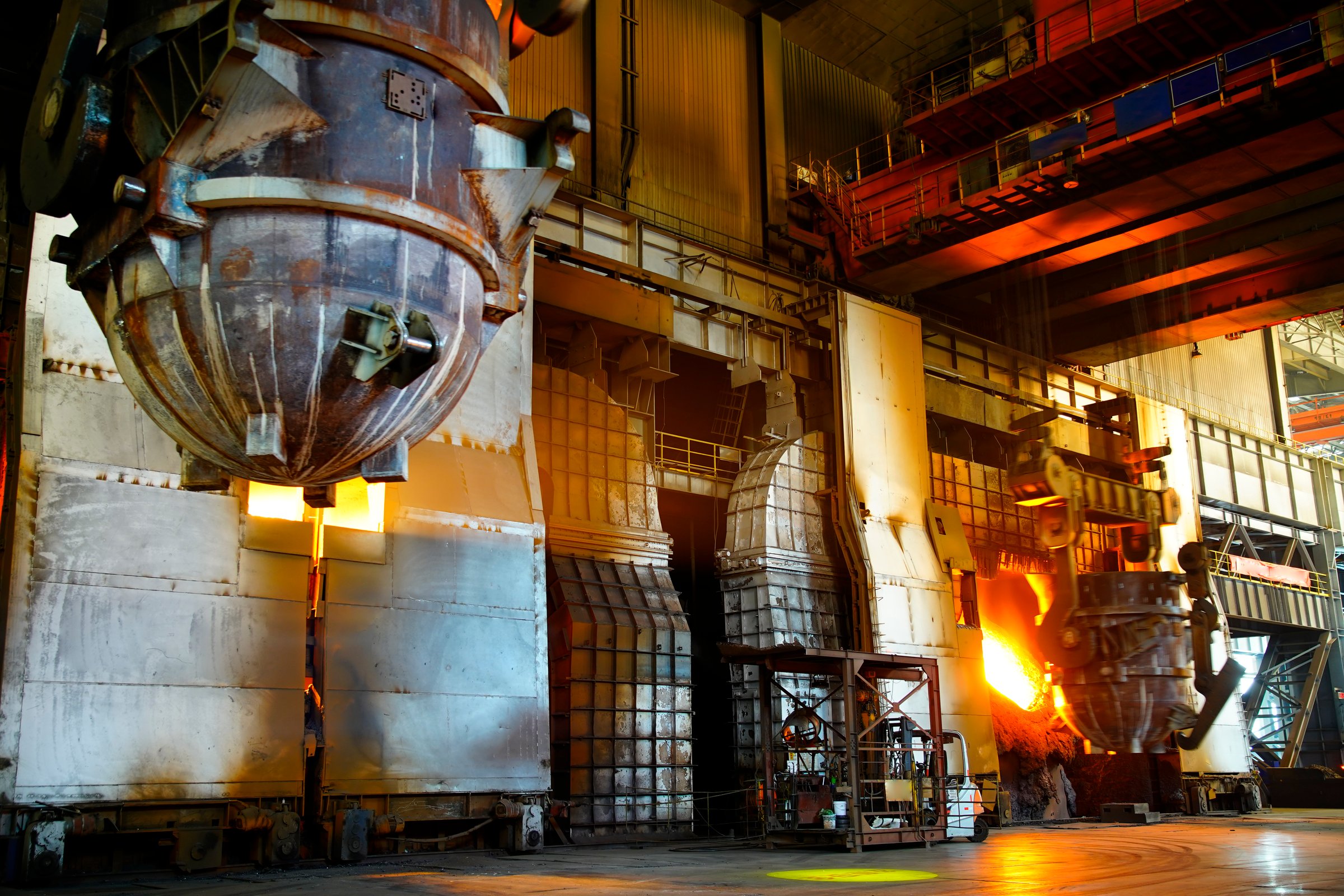 Platinum smelter complex industrial metal processing