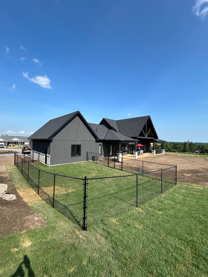 Completed fence project