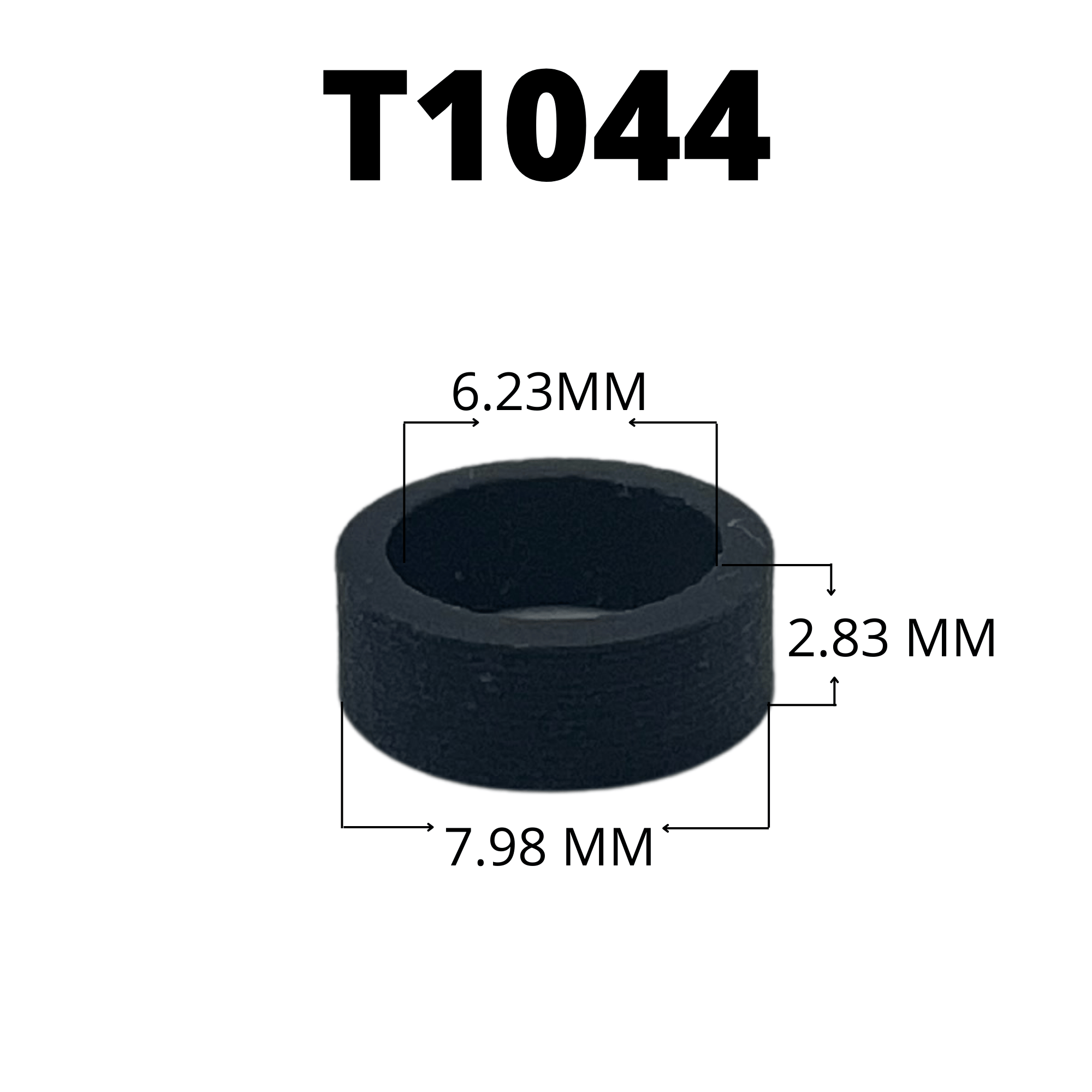 Teflon Punta Inyector GDI Negro