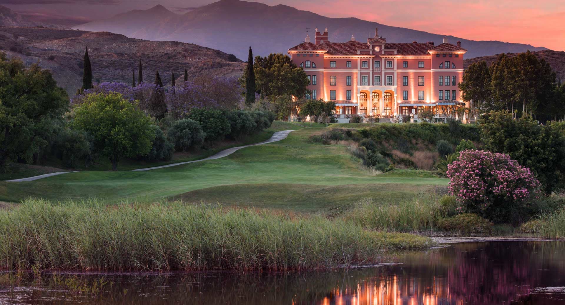 Anantara Villa Padierna Palace Exterior Night