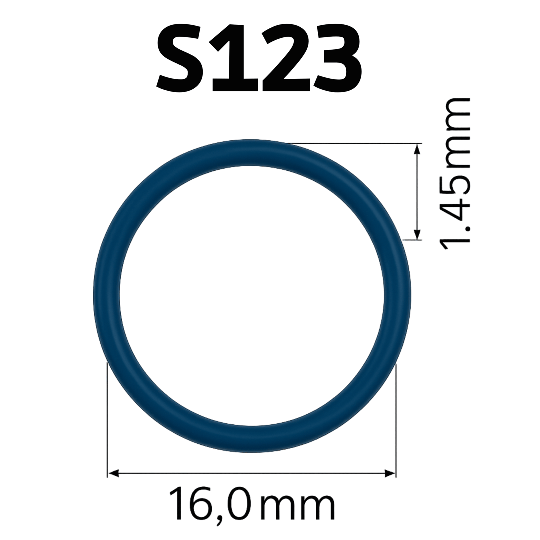S123 Sello Superior Viton Inyector Nissan Tsuru III Inyector Js50-1 Sentra Y Tsuru 95/2010
