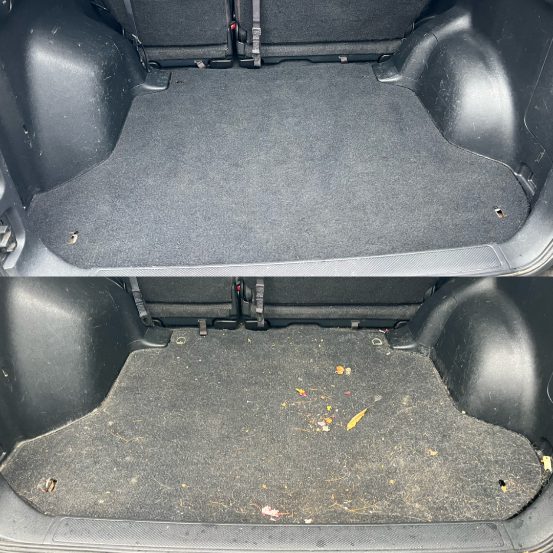 Sparkling clean car exterior