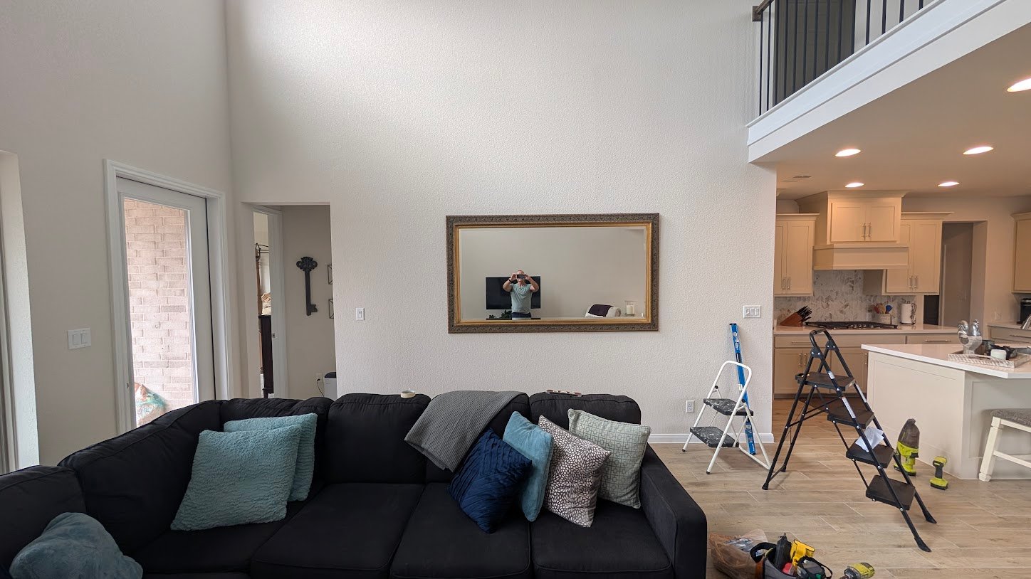 Professional TV mounting project