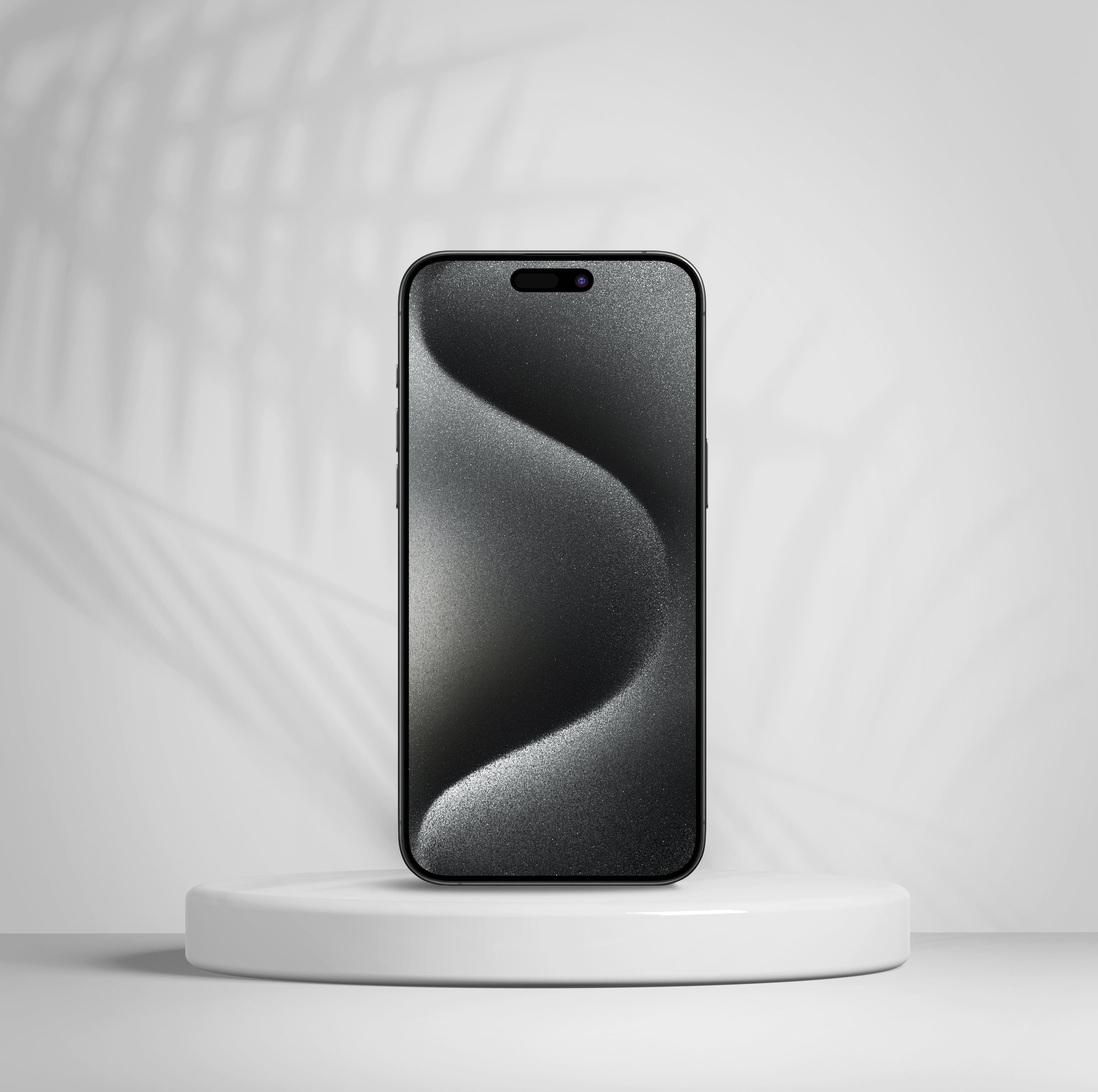 Antalya, Turkey - September 12, 2023: Newly released iPhone 15 pro max mockup set with back and front angles