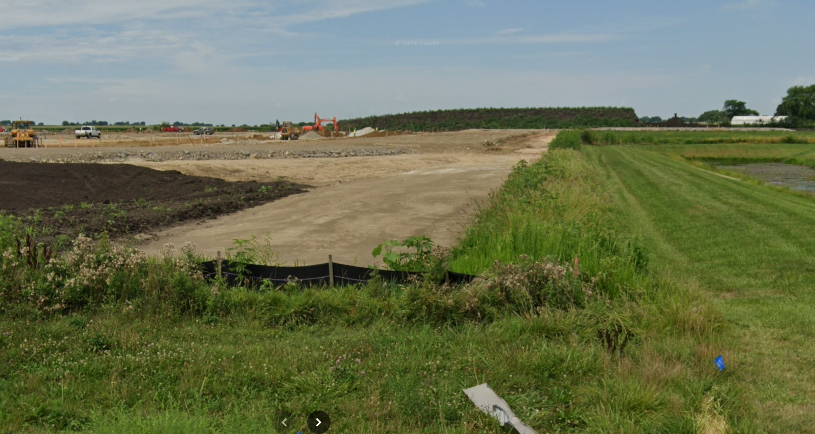 Route planning and surveying documentation for emergency access road