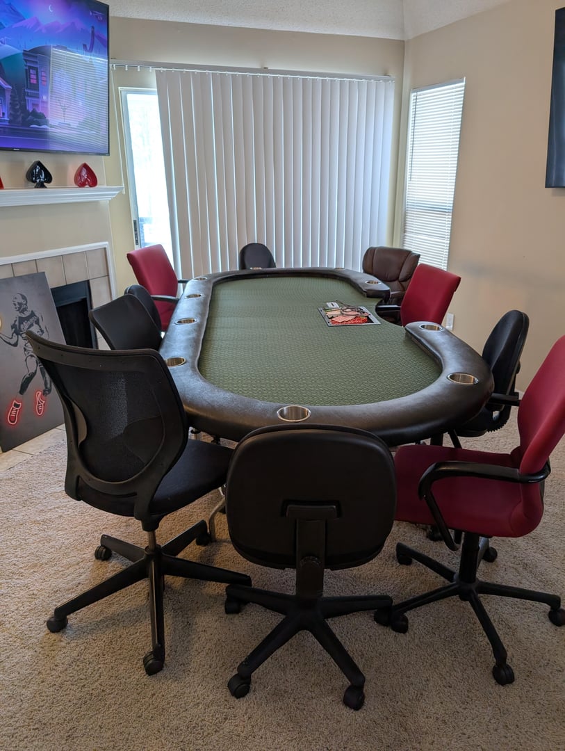 Custom poker table