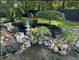 Fire pit and outdoor seating
