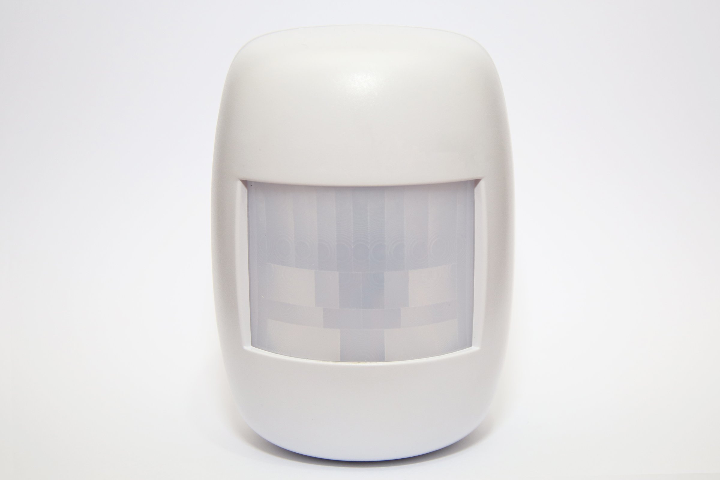 Security Alarm Sensor for Home or Business on white solid background