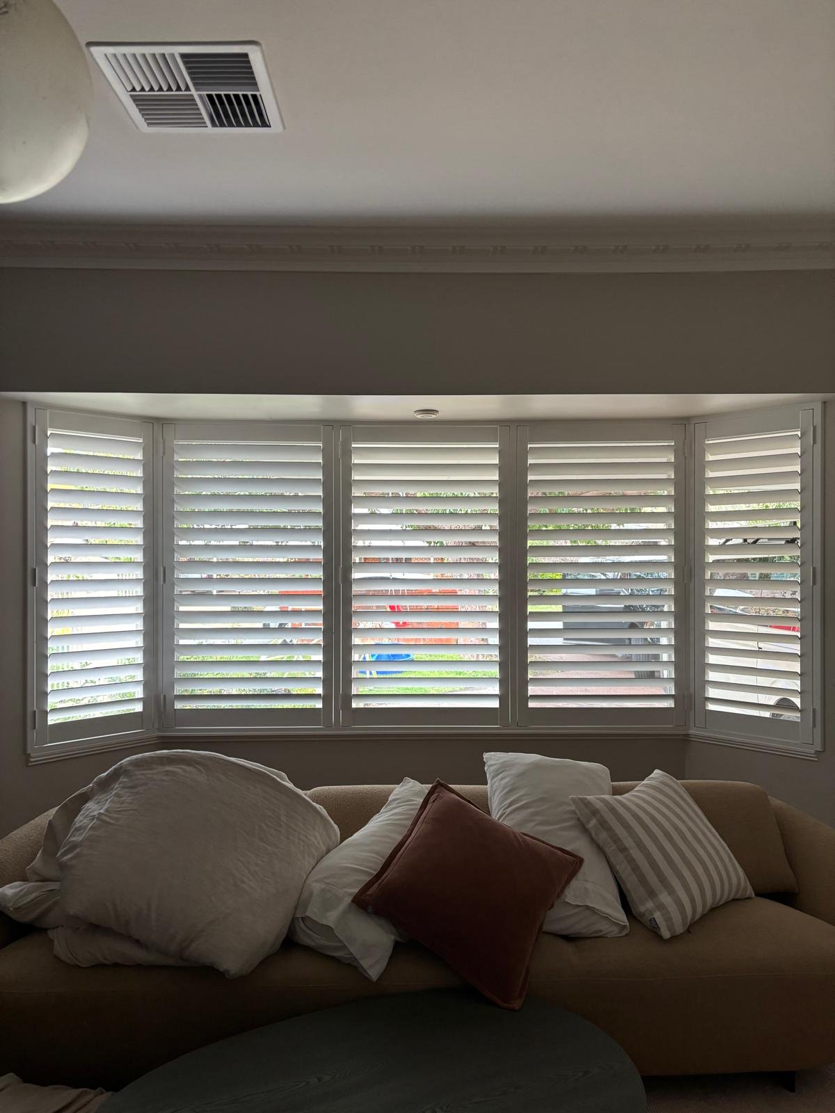 Plantation shutters Perth custom window shutters before after transformation