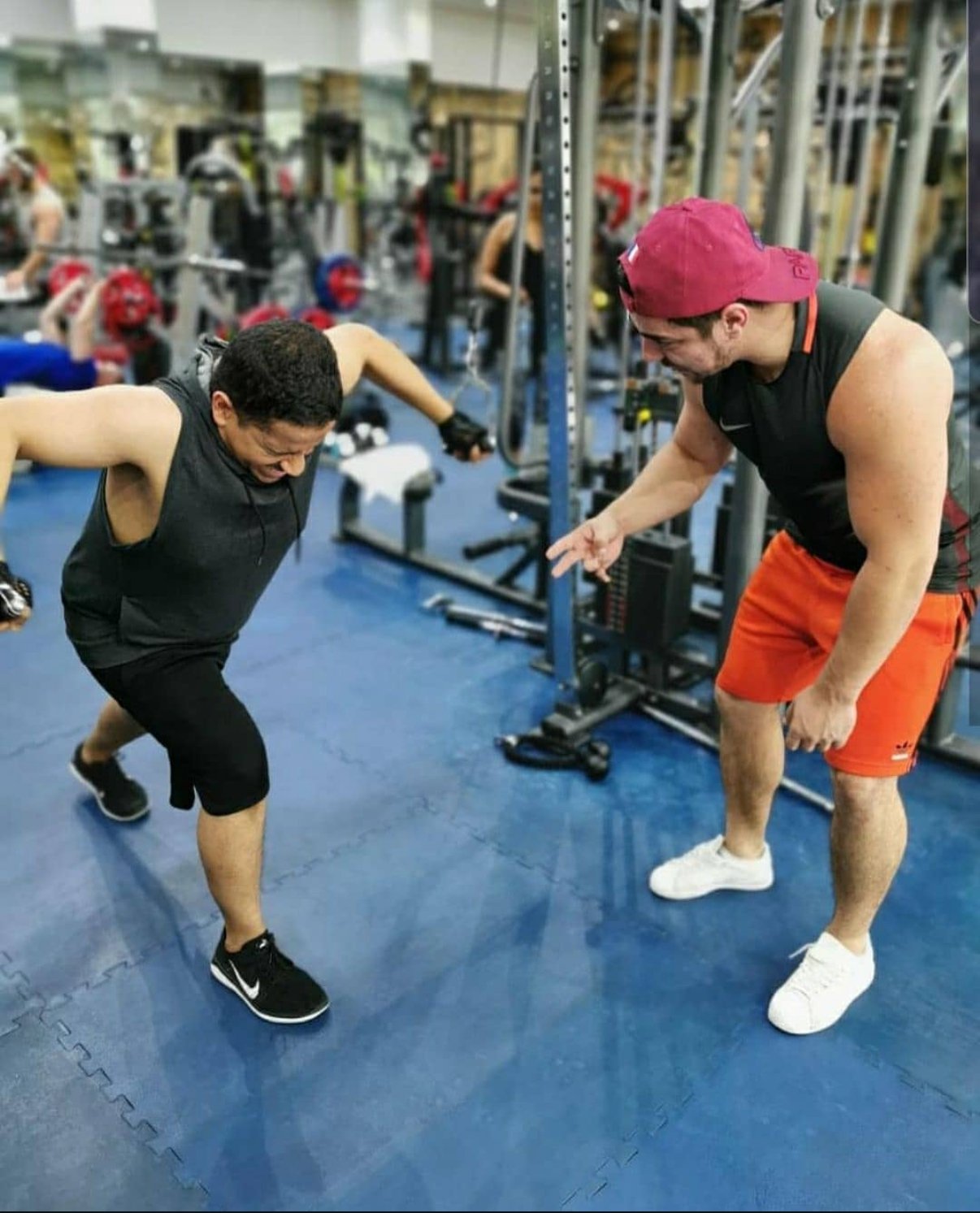 Personal training session