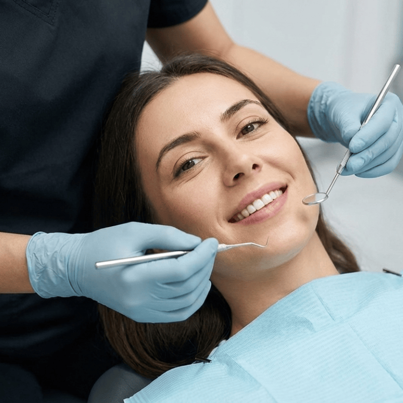 Guantes de nitrilo IVQIN GLOVES color azul Dawn Blue con tecnología COATS para uso médico y exploración en salud privada en México