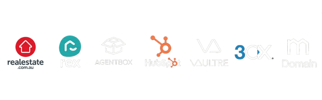 52+ integrations including CRMs, calendars, communication tools and real estate platforms