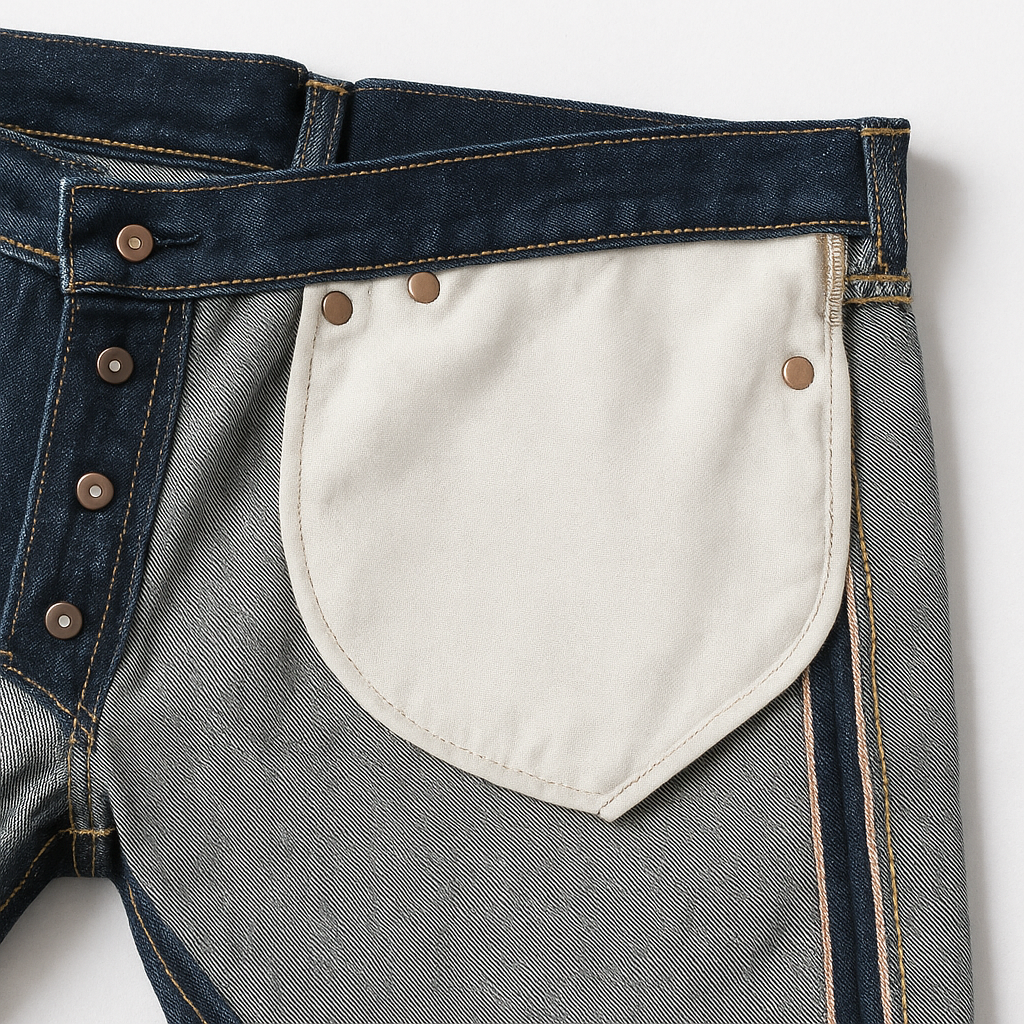 Uploaded image showing pocketing fabric application