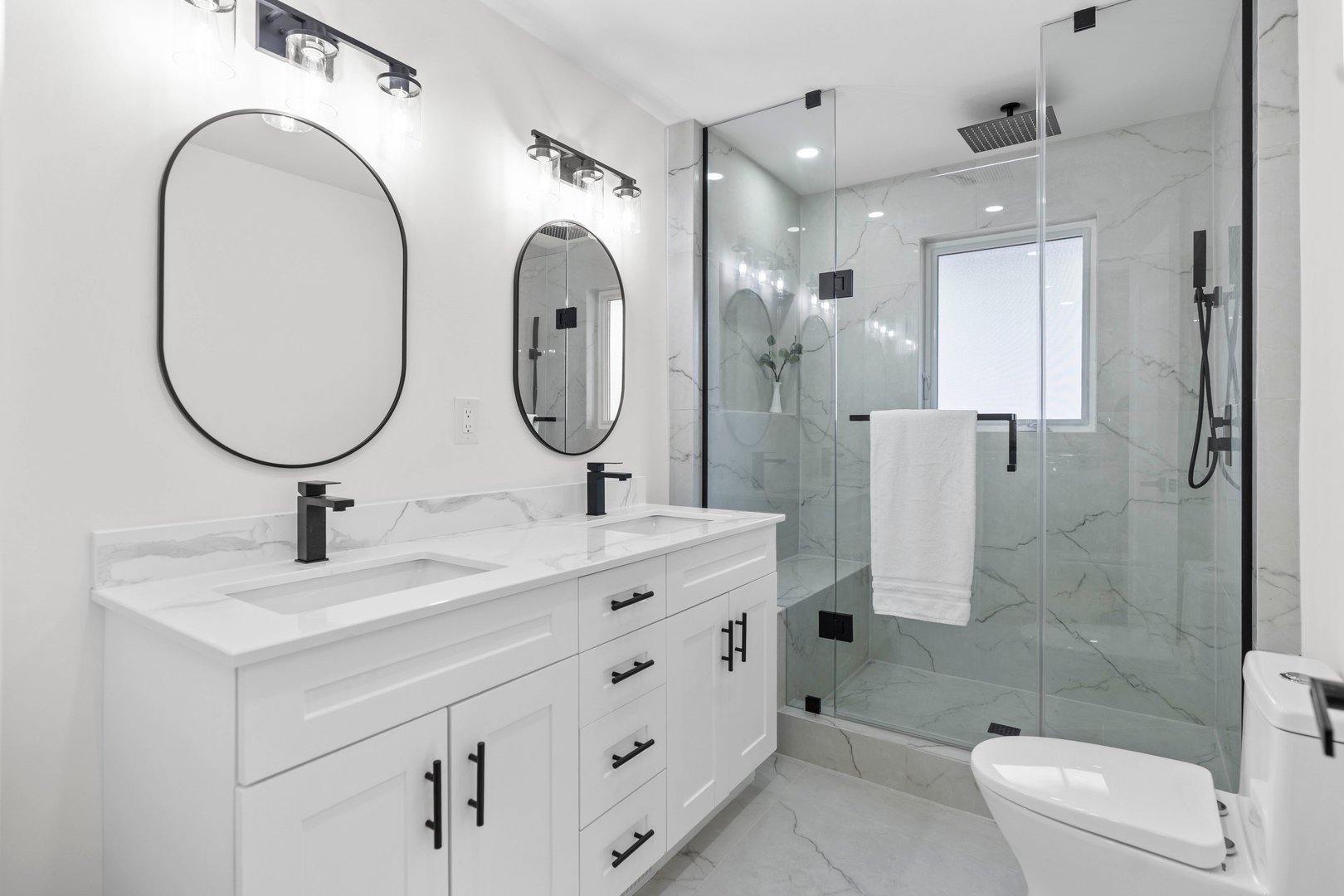 Professional custom bathroom project