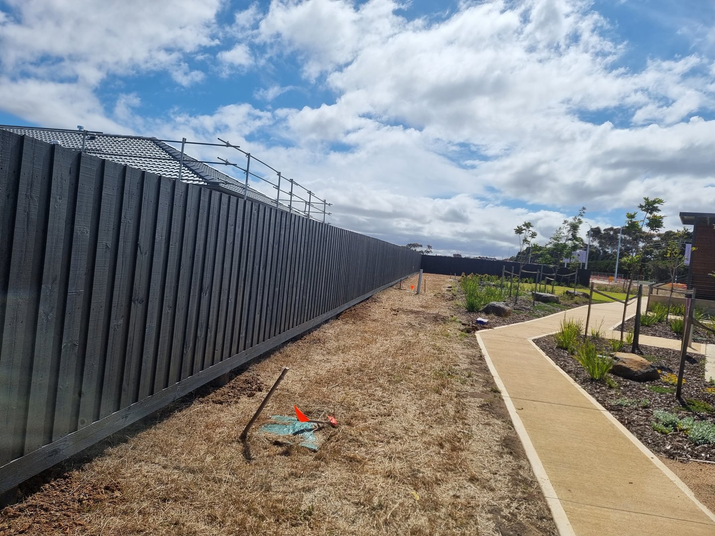 Quality Painting Group fence project after restoration - professionally stained and protected timber from November 2023