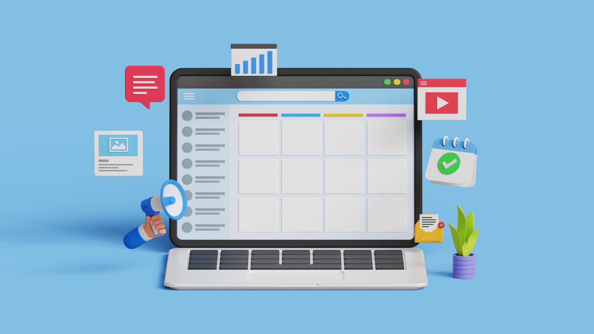 Gestión de redes sociales y contenido con IA