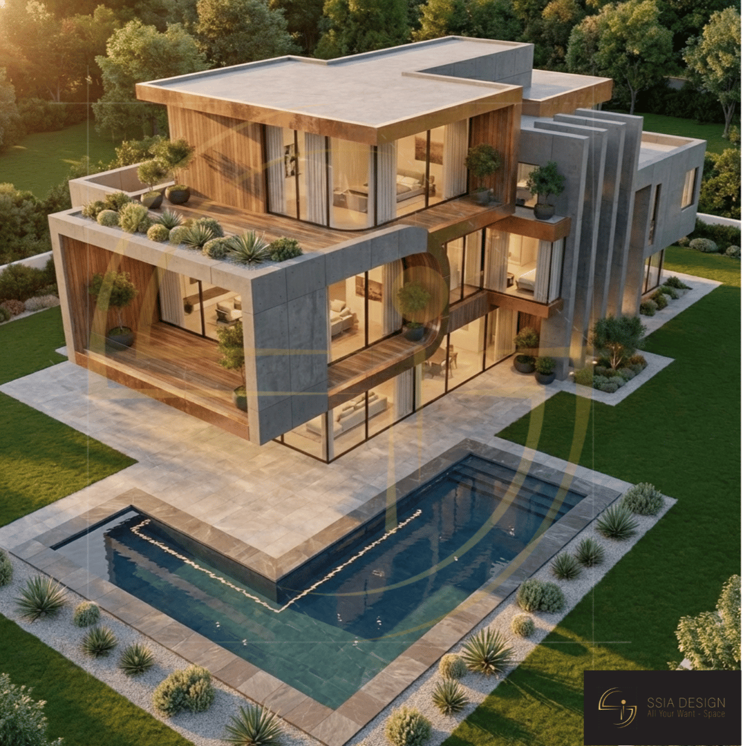 Modern prefab property interior