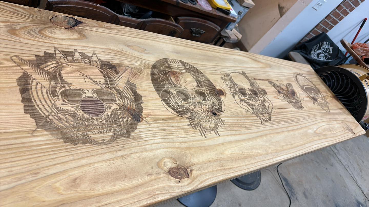 Custom wooden table furniture